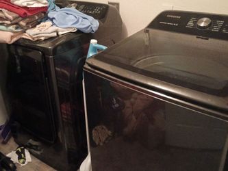 Samsung electric washer and dryer set