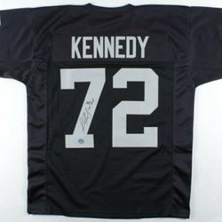 Oakland Raiders Lincoln Kennedy Signed Jersey