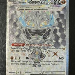 Cornerstone Mask Ogerpon - Twilight Masquerade Pokémon Card