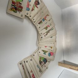 Milton Bradley Jumbo Old Maid Game 1968 Playing Cards Vintage