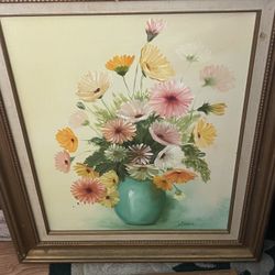 Floral Bouquet Oil Painting 