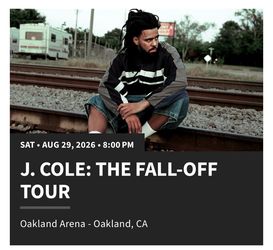 3 Tickets- J. Cole The Fall-Off Tour Ticket – Oakland
