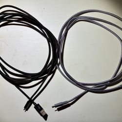 Lightning Charger Cables (Set of 2) 6ft & 10 ft