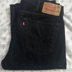 Levi’s Black 501’s 