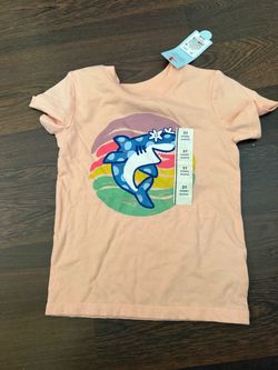 Toddler Girl Shark Graphic Tee Size 2T
