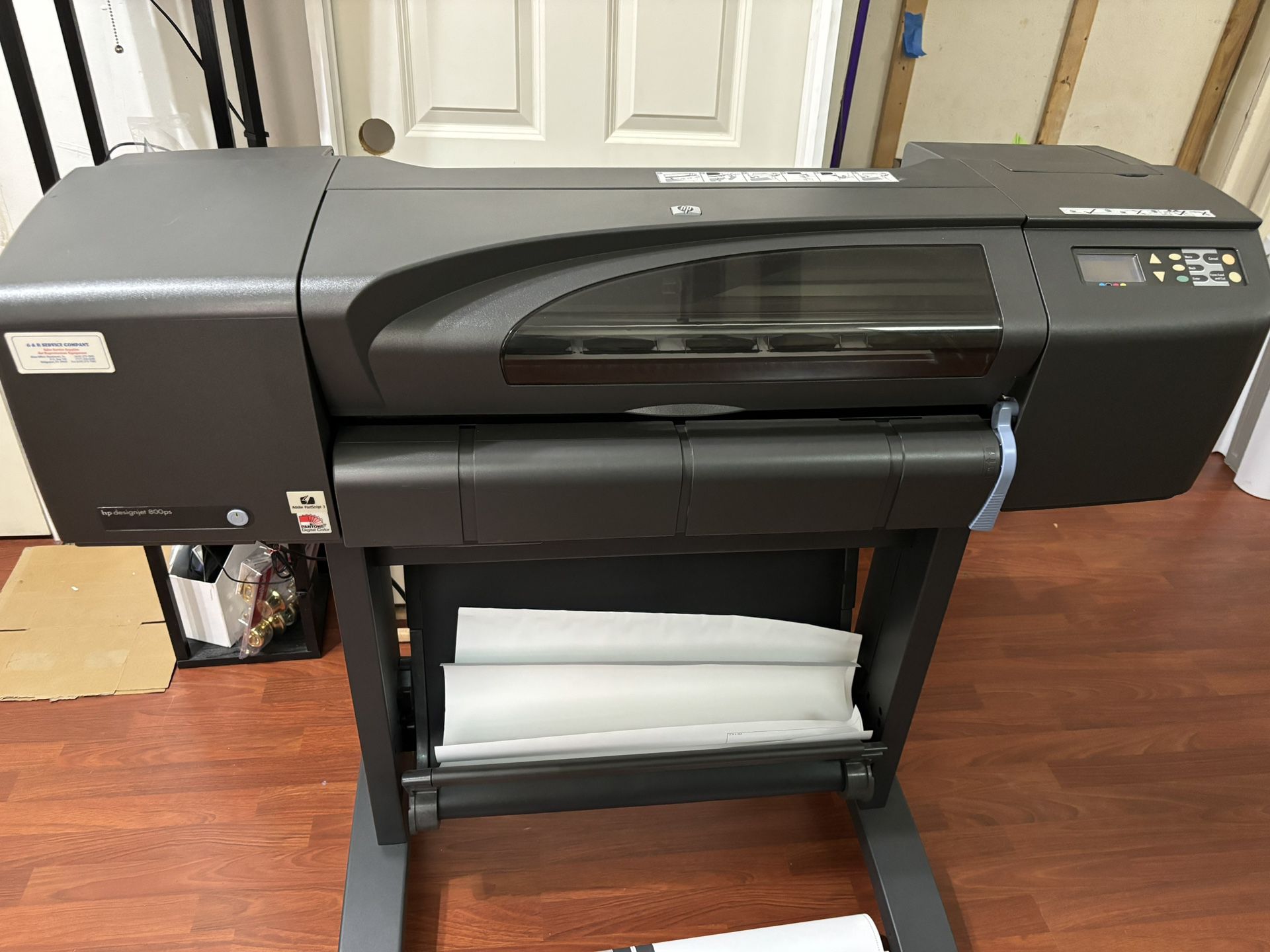 HP Designjet 800PS plotter printer 24”