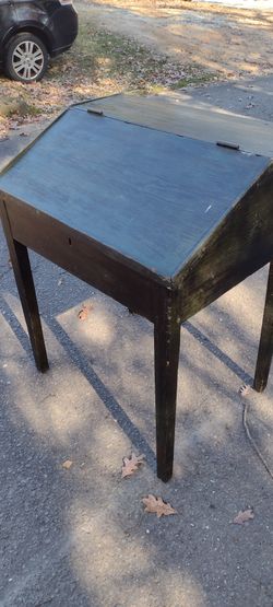Antique Slanted Top Desk