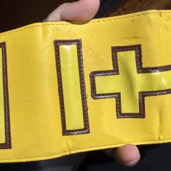 Hunter X Hand Wallet Yellow Chained Used But Still Good 