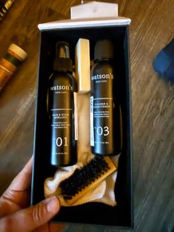 Watson's Suede & Nubuck Boot Shoe Care Kit Cleaner and Protector