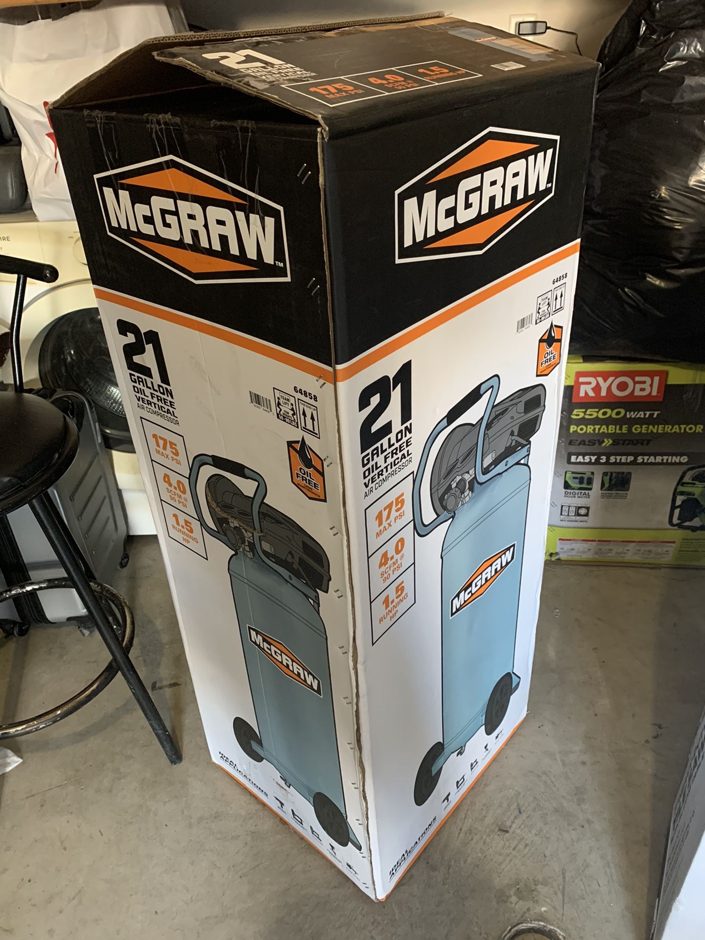 McGraw 21 Gallon Air Compressor