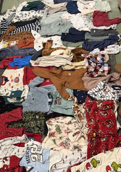 More than 60 pieces of baby boy clothing 6-12 months