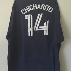 LA Galaxy Fanatics Short Sleeve Shirt Men's Navy Size 4XL PRE-OWNED