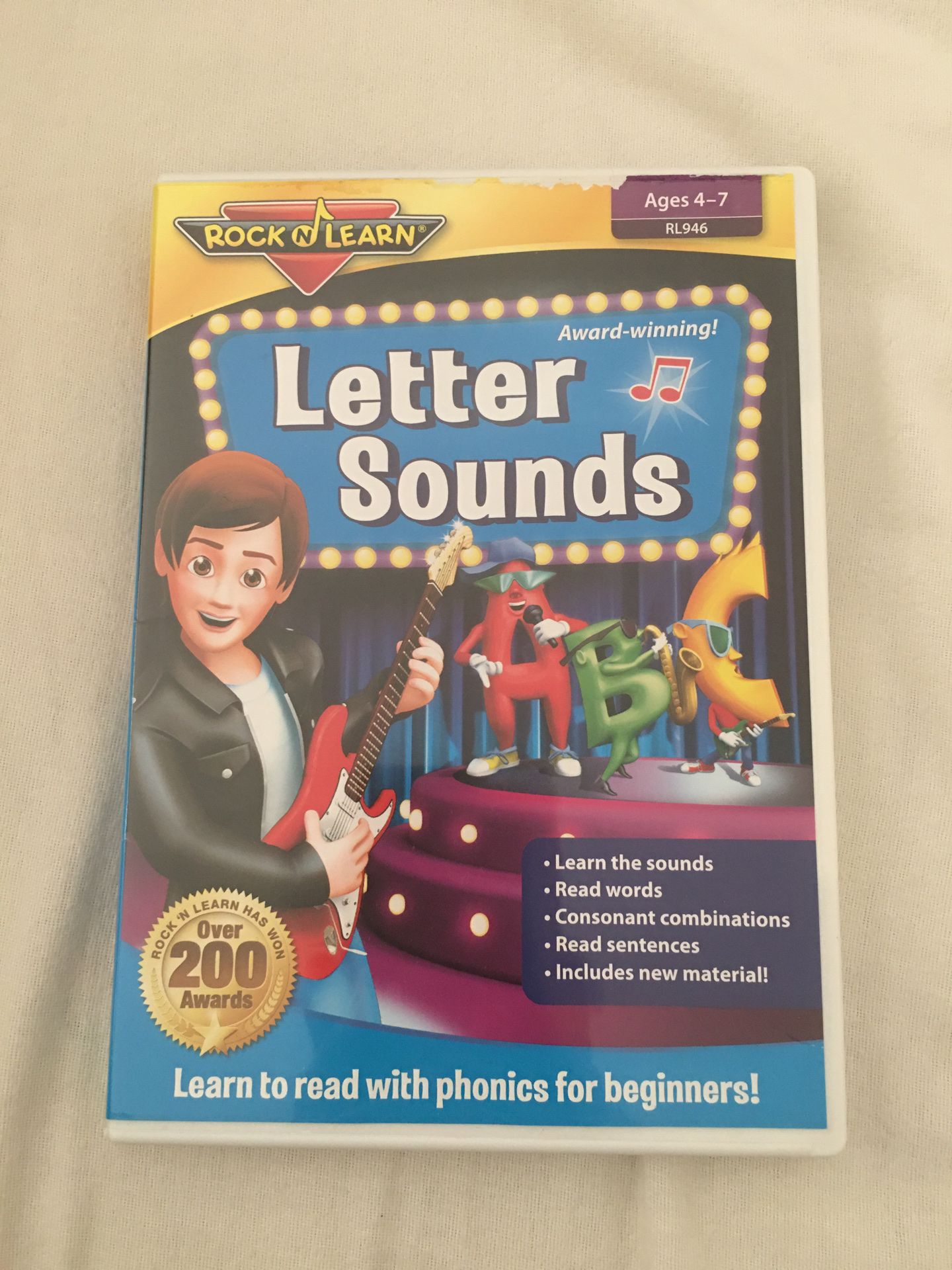 Letter sound DVD