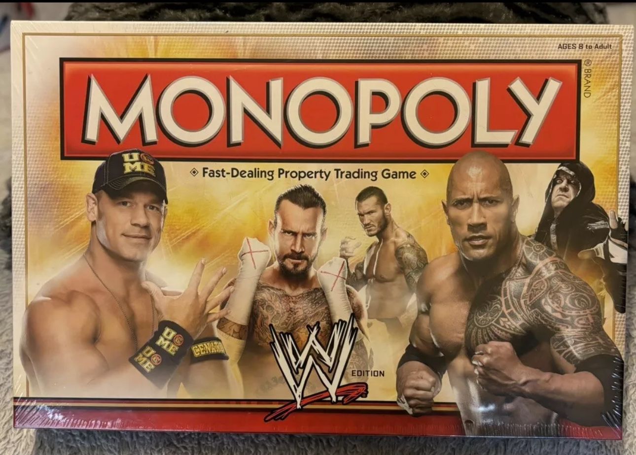 Monopoly WWE Edition Board Game 2014 *BRAND NEW SEALED