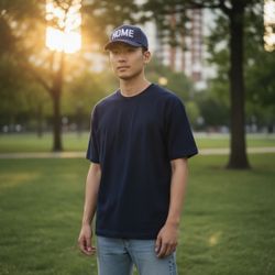 Rare HOME Navy Blue and White G/FORE G4 Golf Hat 