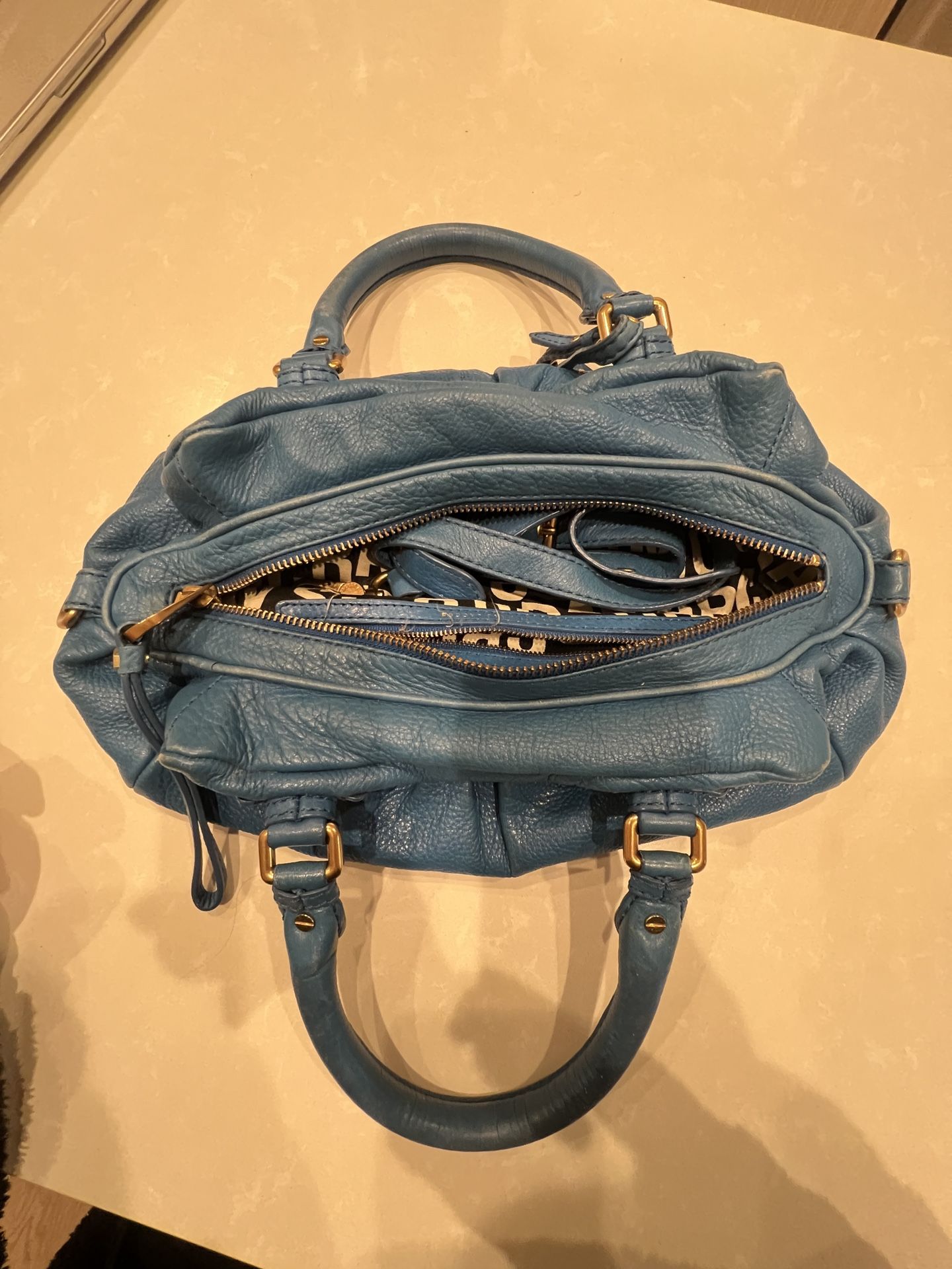 Marc by Marc Jacobs Blue Classic Q Baby Groovee Satchel for Sale