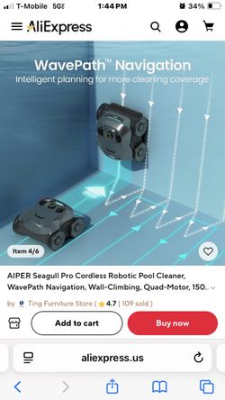 Pool Vacuum Cleaner Aiper
