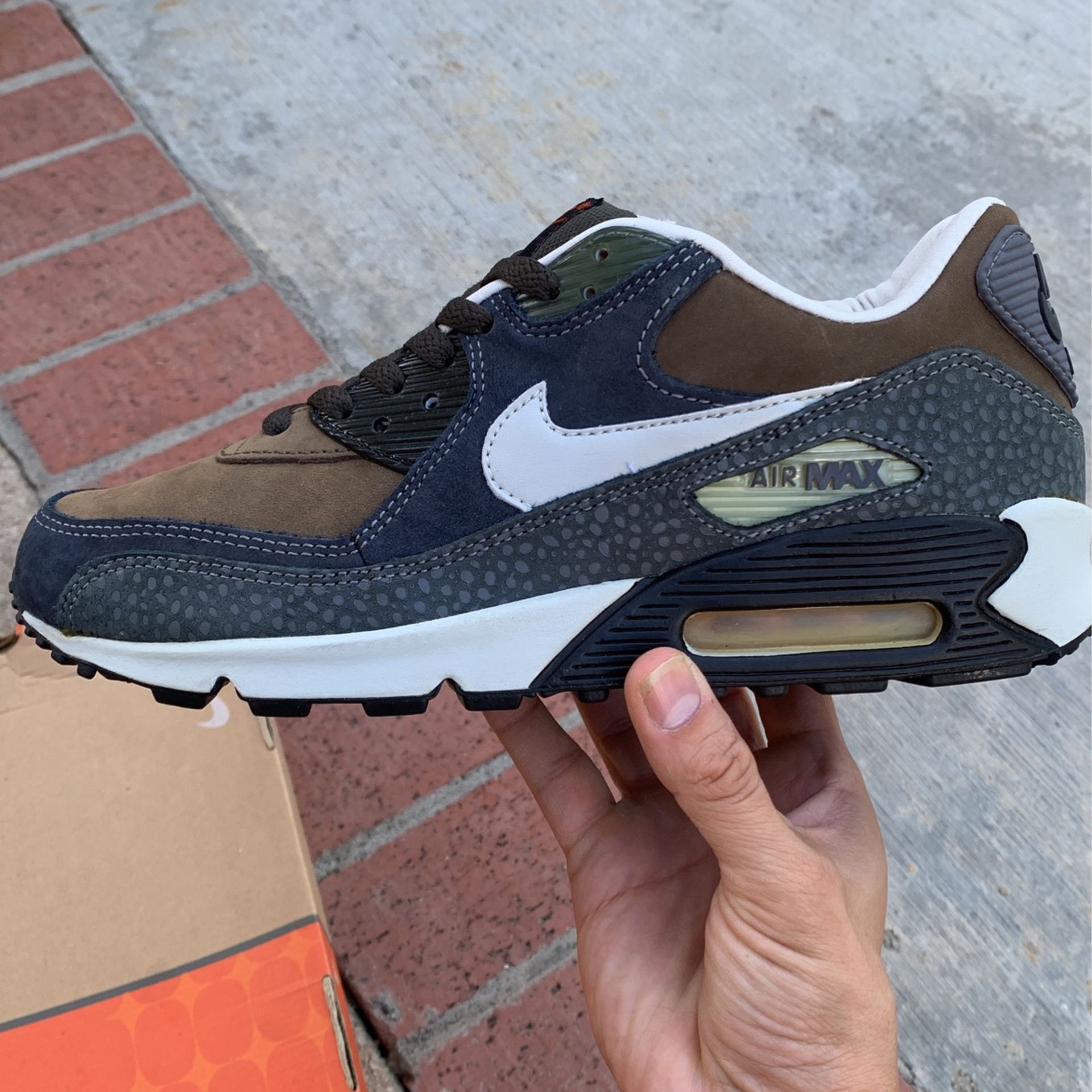 Rare Nike Air Max 90 Safari Sz