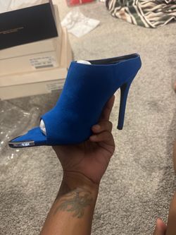 Blue heels