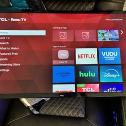 32” TCL Roku Smart TV Model 32S331