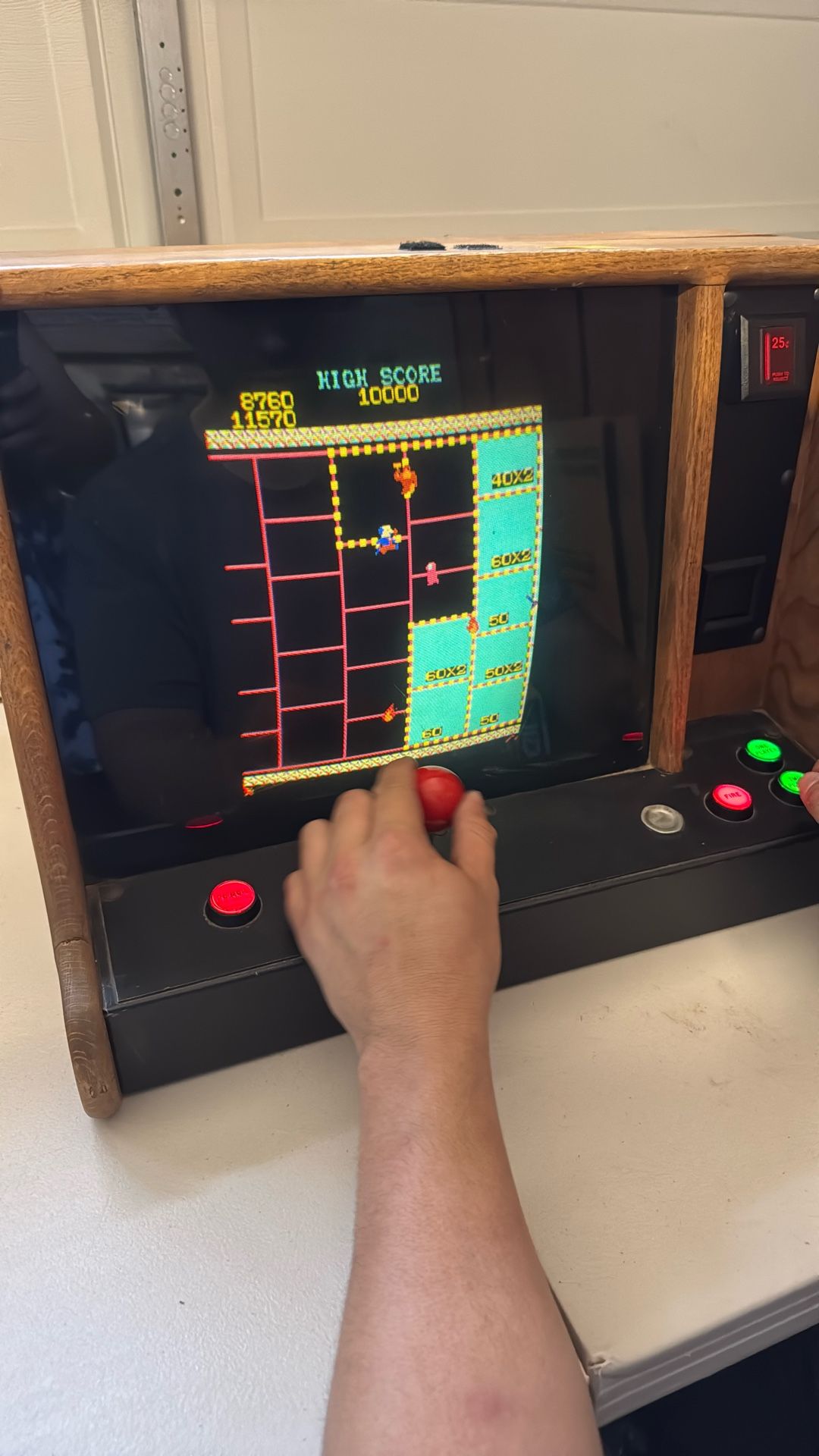 Triple Punch Arcade Tabletop Game 1982