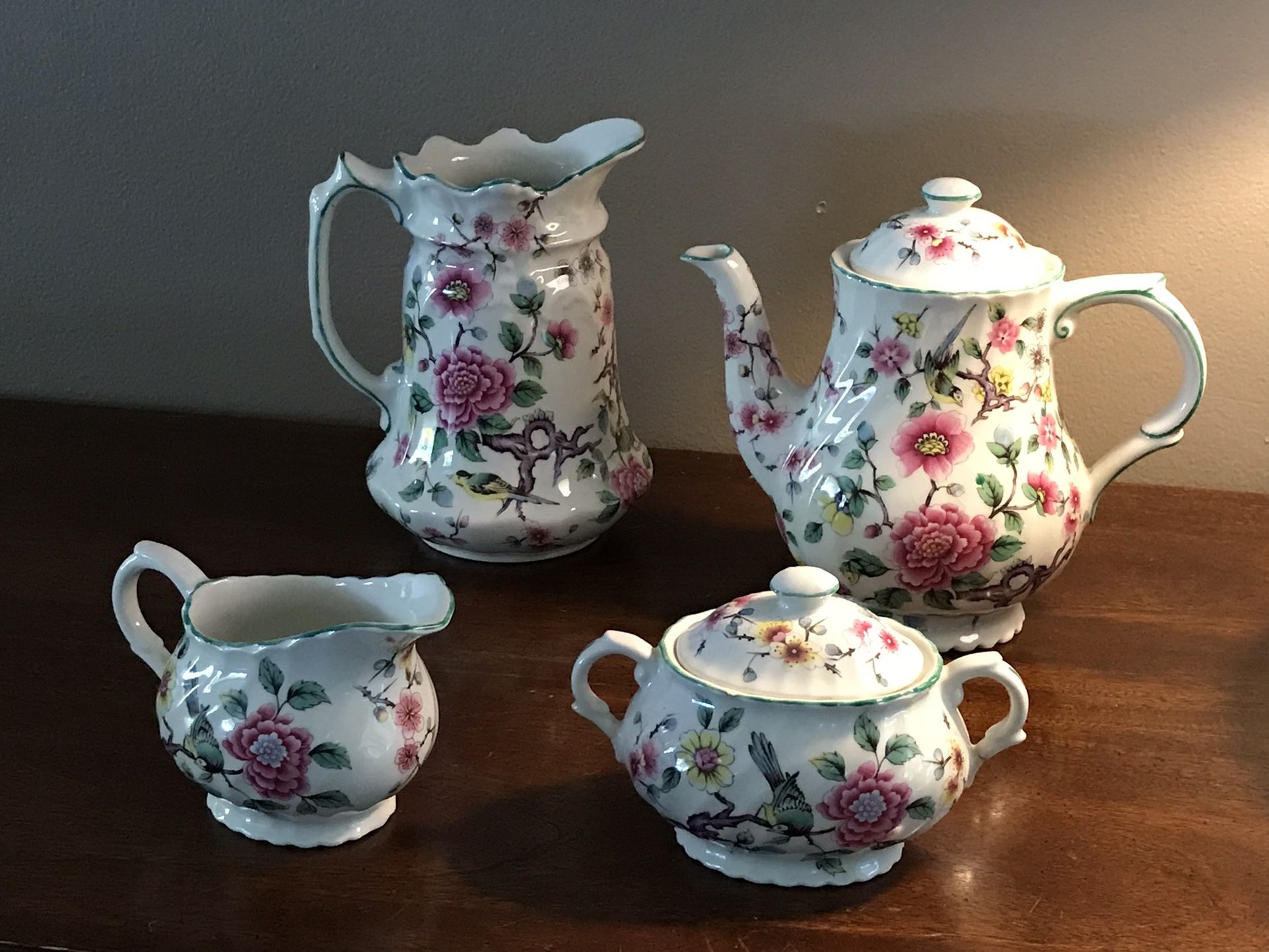 Floral Porcelain Tea Set