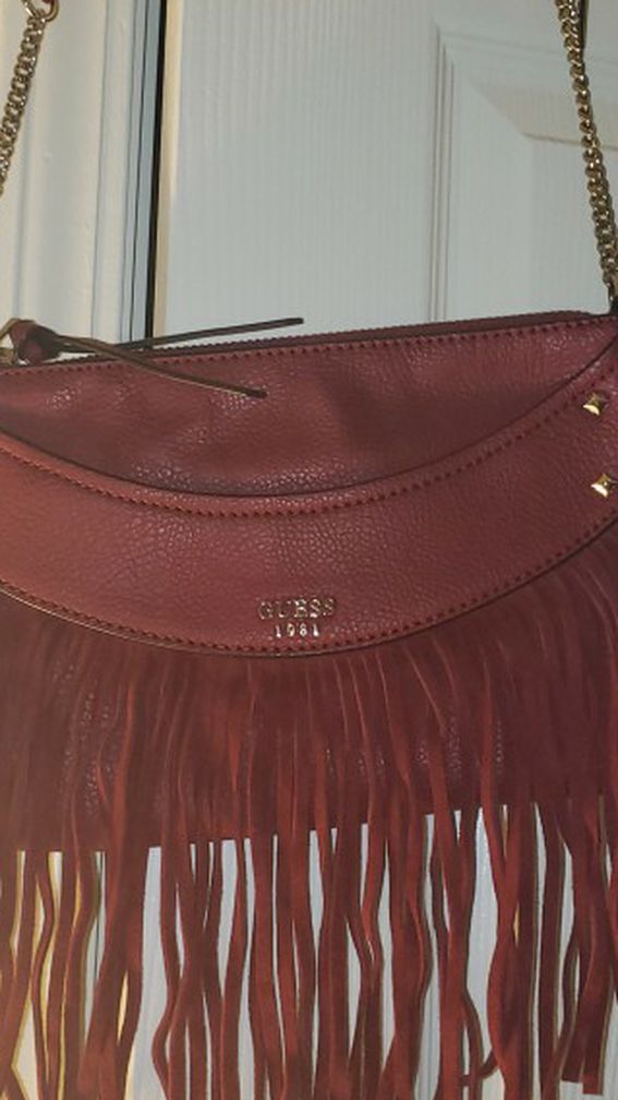Guess Purse With Frills Western/Country/Cute