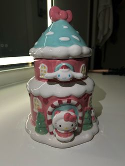 Hello Kitty Ceramic cookie jar