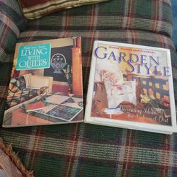 BOOKS ON QUILTS & INDOOR&OUTDOOR GARDEN STYLES ALSO BABY PATTERNS ETC