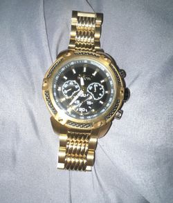 Invicta Gold Watch 