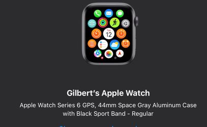 Apple watch series 6