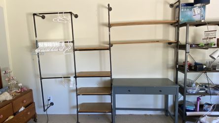 Industrial Steampunk Shelving Unit