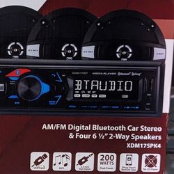 Dual Bluetooth Car Stereo & Speakers