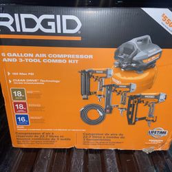 RIDGID  Air Compressor Combo Kit 
