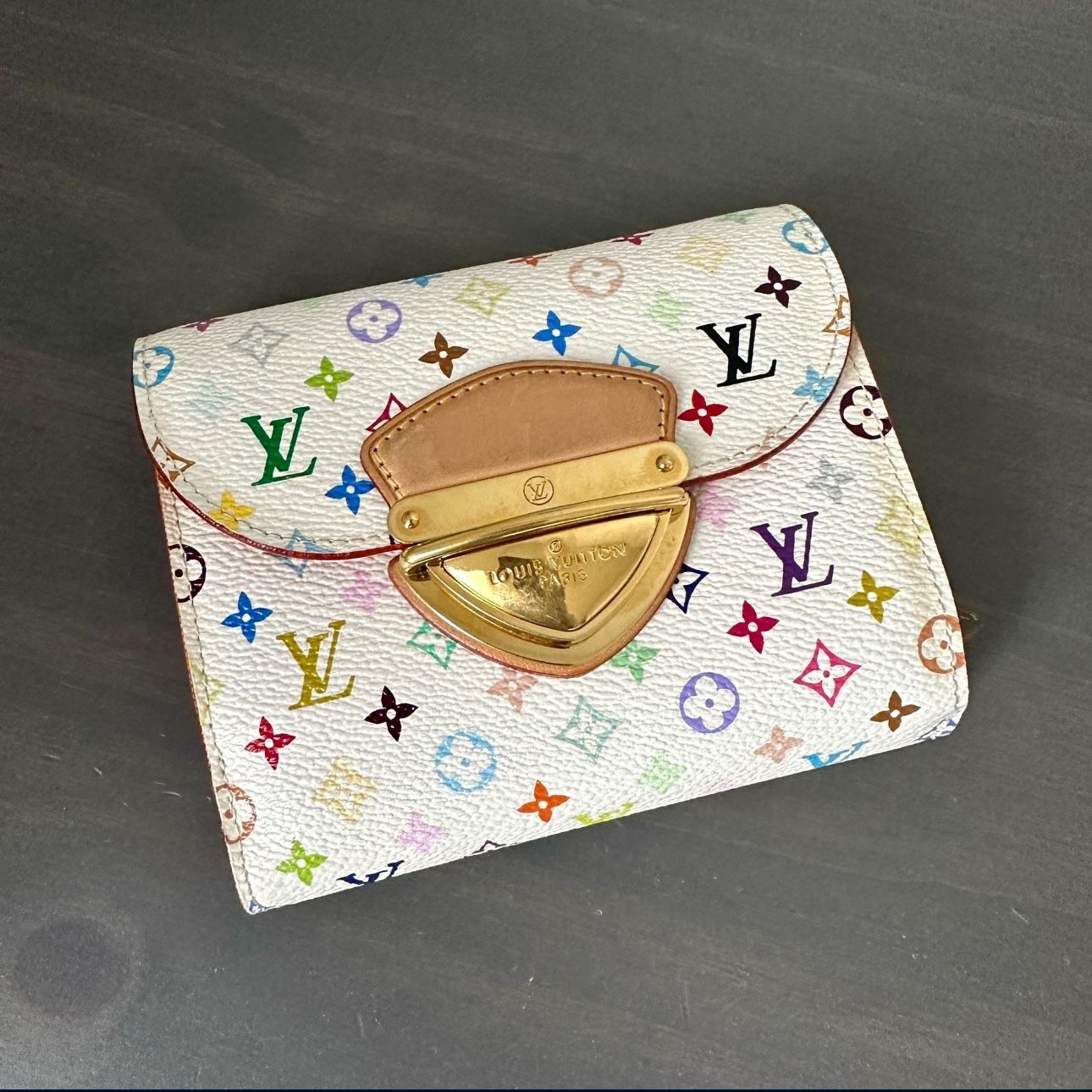 Authentic LOUIS VUITTON Portefeuille Koala Trifold Wallet Monogram Multi WE 