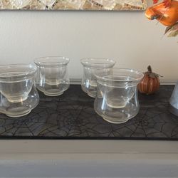 2 Piece Glass Cocktail Serving Dish