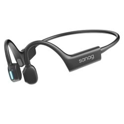 Open Ear Headphones Wireless Bluetooth 5.0, 8hrs Playtime Running Headphones with Mic, 26g Lightweight Air Conduction Headphones, IP67 Waterproof Spor