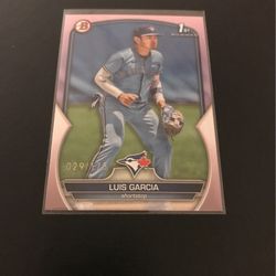 2023 Bowman 1st - Luis Garcia Bowman 1st - #29/175