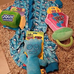 Dog bundle sz. XL + toys -NEW