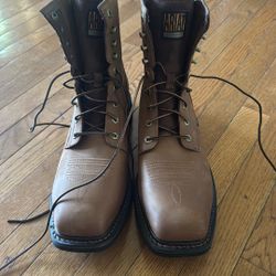 Ariat Cascade 8" Wide Square Toe Steel Toe Work Boot Size 13