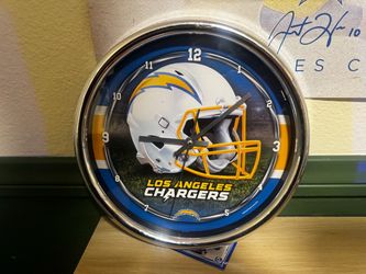 Los Angeles Chargers wall clock