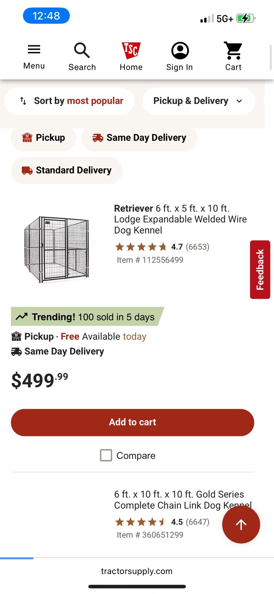 Used Kennel Make An Offer