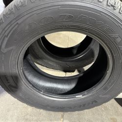 Goodyear 255/70-17  Tires.   Front Slightly Used 