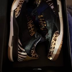 Air Jordan 3 Retro Blk Animal Instinct
