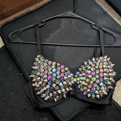 Spiked Bra