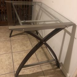 Tempered Glass Desk - $40