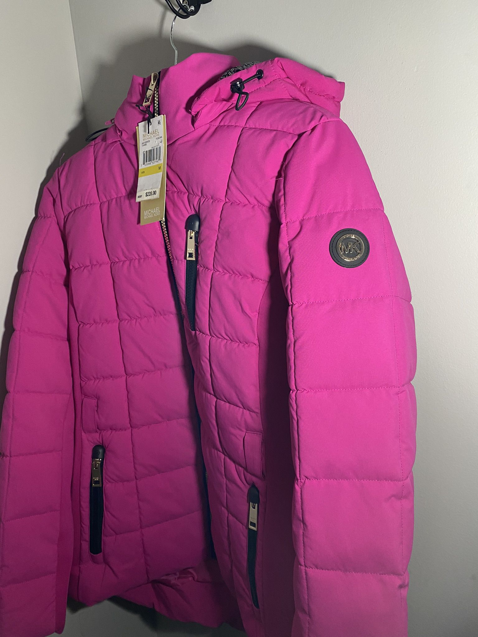 Womens Pink Micheal Kors Jacket (size M)
