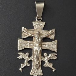 925 Silver Cross Pendant 