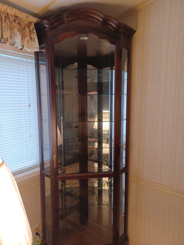 Lighted Curio Cabinet