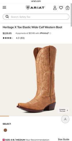 Ariat Leather western Boot